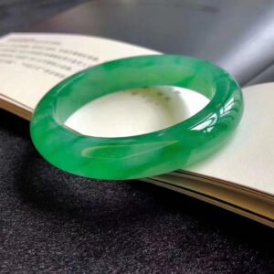 陽綠 紫羅蘭 飄花 春彩 冰種翡翠手鐲 天然翡翠A貨翡翠掛件